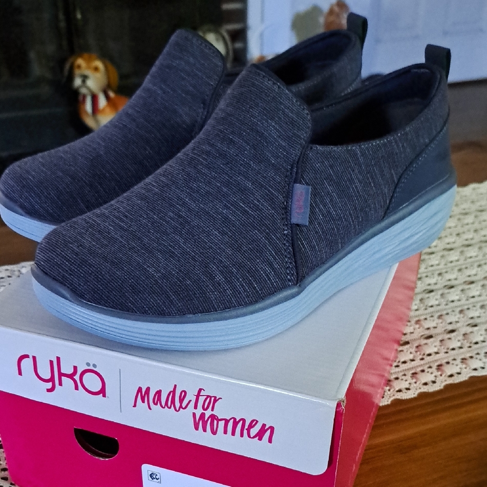 Ryka Women's Denim Blue Slip-On Shoes